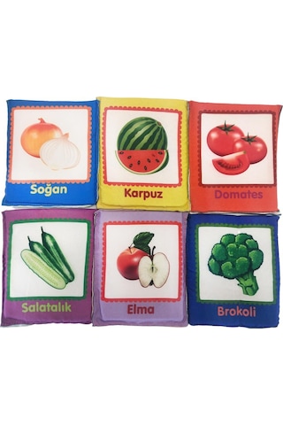 Birlik Oyuncak Babycim Eğitici Meyveler & Sebzeler Soft Kartları