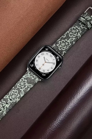 Zenviaat Newface Apple Watch Uyumlu38mm Creeper Desenli Kordon - Pembe Znv2027