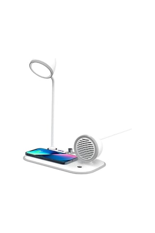 Wirelles Charging 20w 3in1 Kablosuz Şarj Standı Led Işıklı Hopörlor Modlu Wirelles Charging