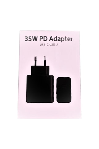 Rio Tech Samsung Uyumlu 35w Adaptör Hem Usb-a Hemde Usb-c Çoklu Girişli Şarj Adaptörü