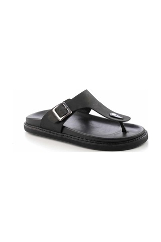 Siyah Leather Erkek Terlik E04801500003 Siyah