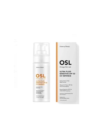 Osl Omega Skin Lab Ultra Fluid + Sensitive Hassas Ciltler İçin Spf 50 Uv Defence 50 Ml