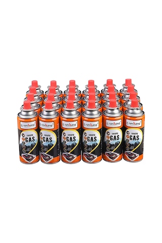 Merttools Kamp Ocak Gazı Valfli Kartuş 227gr - 24 Adet Turuncu