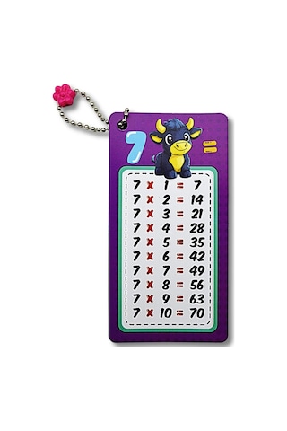 Gen-of Zincirli Çarpım Tablosu Büyük 6x11.5 Cm 0861