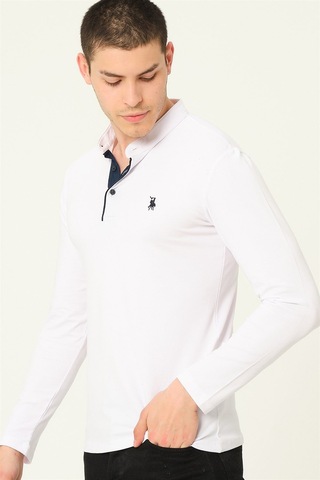 V4009 Dewberry Erkek Sweatshırt-beyaz Beyaz