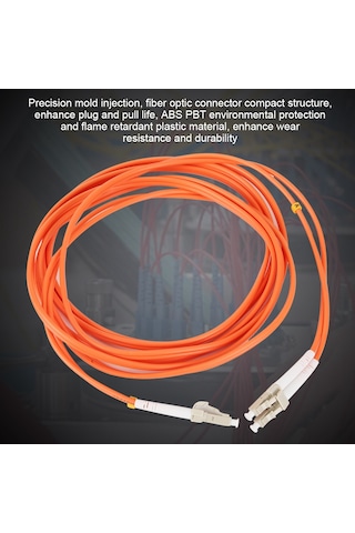 Lemestar 3 Metre Lc-lc Tek Mod Çift Çekirdekli Fiber Kablosu - Telekom Seviyesi, Yüksek Performanslı Veri Aktarımı, Dayanıklı Ve Stabil