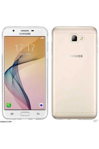 Samsung Uyumlu Galaxy J7 Prime Kılıf Şeffaf Silikon Hibrit Case Renksiz