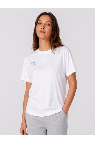 Umbro Season Beyaz Pamuklu Kadın Spor Tişört - Vf0510