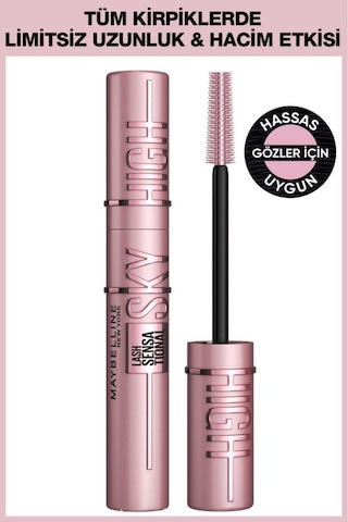 Lash Sensational Sky High Space Diamond - Elmas Işıltılı Maskara & Siyah Maskara Seti Electro Black