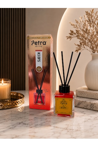 Keops 100 Ml Bambu Çubuklu Oda Kokusu Reed Diffuser Air Freshener Bedroom Fragrance Oda Kokusu Ortam Kokusu Bambu Çubuklu Oda Kokusu Reed Diffuser Ev Kokusu Beyaz Çiçekler
