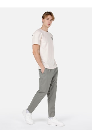 Colin's Colins Regular Fit Yuvarlak Yaka Düz Erkek Bej Kısa Kol Örme Cepsiz Tişört Cl1066765 Q1.v2 Beı Bej