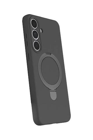 Apple iPhone Uyumlu 15 Pro Max Lensli Silikon - Titan Gri