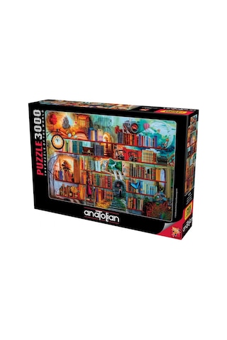 Anatolian 3000 Parçalık Gizemli Kitaplık Puzzle