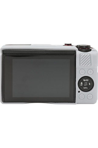 Canon Powershot G7 X Mark Iı / G7x2 Lens Kapaklı Yumuşak Silikon Koruyucu Kılıf İçin Gri Diğer