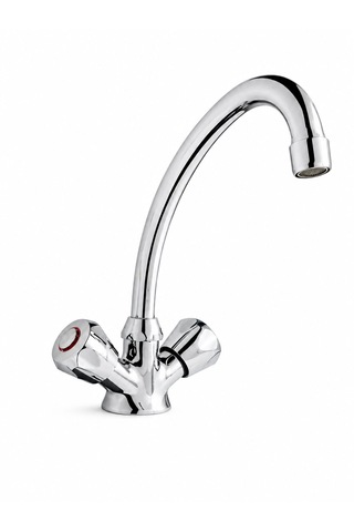 Arsu Orkide Serisi Uzun Kuğu Bataryası Lavabo Bataryası Krom Lavabo Bataryası