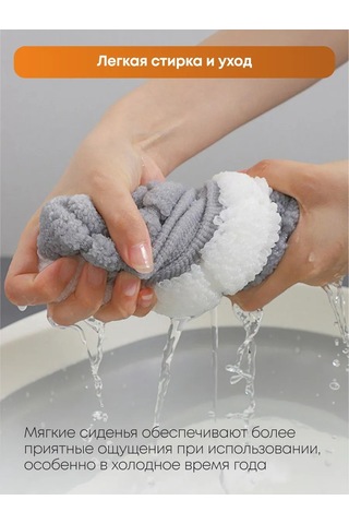 Oxhause Klozet Kapağı İçin Yumuşak Kaplama 2 Parça 367385663 Gri