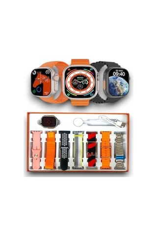 Northcity Watch 8 Ultra 7 Kordonlu Akıllı Saat - 2.05" Ekranlı Spor Ve Sağlık Takibi