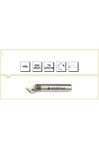 Mte Hss Dın 335/c Havşa Freze 6.3 Mm -90º