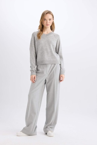 DeFacto Standart Boy Kumaş Palazzo Pantolon Wide Leg Geniş Bol Paça Basic Düz Yüksek Bel C6402AX25SPGR28