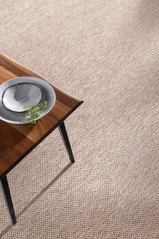 Elit 1017 Gri Sisal Hasır Görünümlü Modern Salon Oturma Odası Dört Mevsim Halı Bej Bej