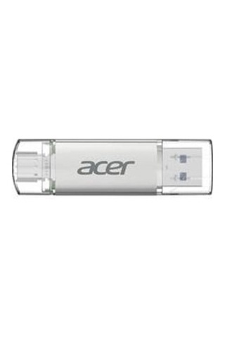Acer 128gb Usb 3.2 Ut300-128gb Usb-a+usb-c Çift Taraflı Metal Flash Bellek Kdo
