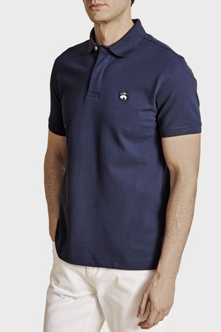 Brooks Brothers Pamuklu Regular Fit Düğmeli Polo Yaka T Shirt Erkek Polo Yaka T Shirt Bbss26mts001137 Lacivert