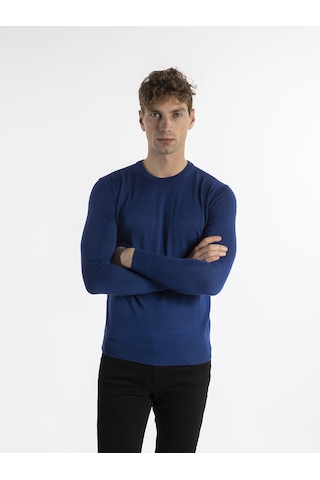 Trussardi Trussardı Erkek Kazak TRRD003641 Mavi
