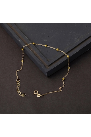 Bilezikci Dorika Toplu Spor 14 Ayar Altın Halhal Sarı