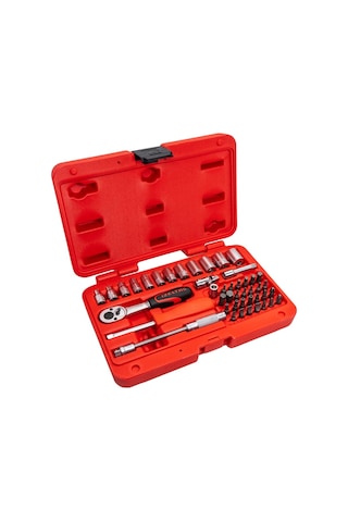 İzeltaş 1/4" Altı Köşe Mini Lokma Anahtar Ve Bits Set 45'li