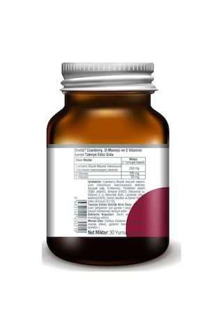Cranberry D-Mannoz Ve C Vitamini