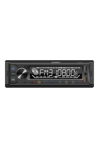 Va Lcd Screen Bluetooth 5.1 Eq 32 Band, 8 Preset Pre-output 4chx60w Radıo Preset 18fm 2xusb 1xmusıc, 1xchargıng App Control Remote Control