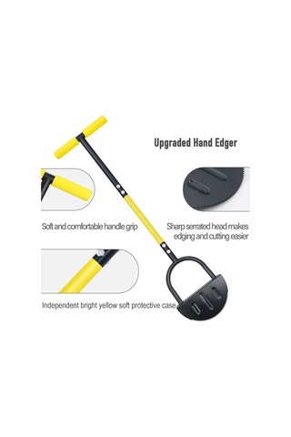 Sones Açık Hava Patio Manuel Kenar Küreği Ev Bahçe Çim Kenar Aracı, Stil: Keskin V Kenar