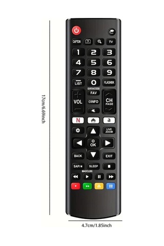 Siyah 2 Adet Lg'nin Tüm Modelleriyle Uyumlu Uzaktan Kumanda, Akb Serisi İçin Yedek