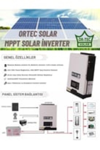 Ortec Solar 24v 3kw Mppt Akıllı İnverter