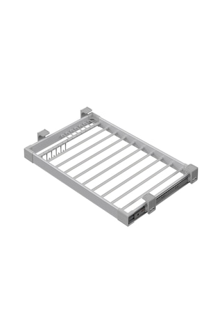 Starax Pantolonluk. Kemerlik. Kravatlık Teleskopik Frenli 75cm Gr Gri