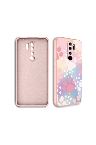 Xiaomi Redmi Note 8 Pro Kılıf Kamera Korumalı Desenli Sert Silikon Zore Epoksi Kapak NO3