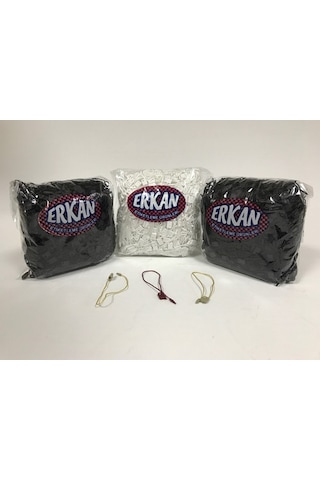 Erkan Kilitli Etiket Ipi 1000'Li Siyah 1 Paket
