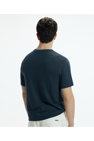 Yargıcı Kısa Kollu T-shirt Lacivert