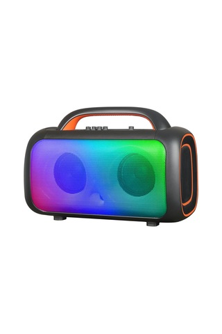 Gd-2609 Dijital Led Göstergeli Mikrofonlu Rgb Tws Çift 5 İnç Stereo Bass Kablosuz Karaoke Hoparlör