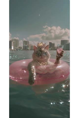 Keyif Yapan Kedi V2 Ev Duvar Salon Güzellik Salonu Ofis Dükkan Dekarasyon Kanvas Tablo