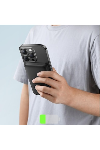 Magsafe Mini Wireless Powerbank 5.000 Mah 20w-siyah