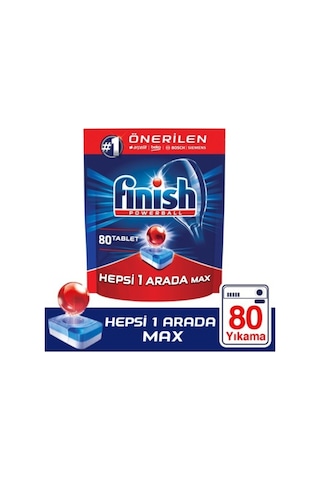 Finish Hepsi Bir Arada 80 Tablet Bulaşık Makinesi Deterjanı