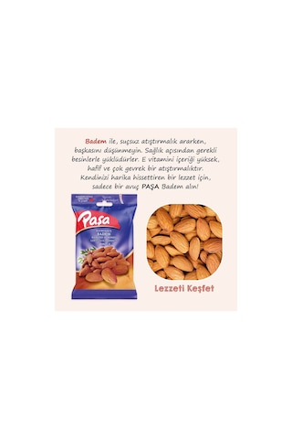 Paşa Kuruyemiş Badem 6 x 70 G