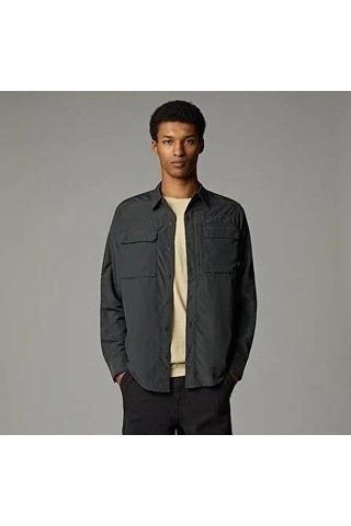 The North Face M L/s Sequoıa Shırt Erkek Gömlek Nf0a4t184en1 Gri