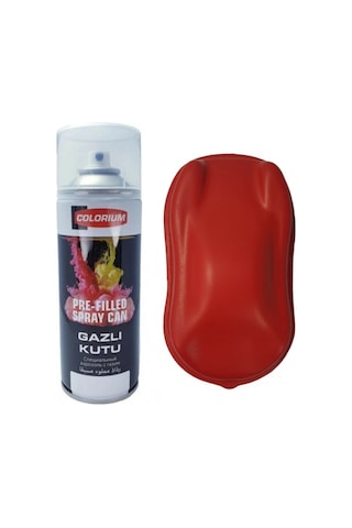 Colorium Plasti Bul Dip Boya Sökülebilir Kauçuk Kırmızı Sprey Kırmızı