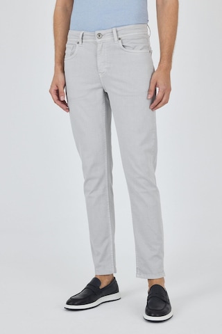 İmza Taş Rengi Pamuklu 5 Cep Casual Slim Fit 5 Cep Pantolon 1003250318 Taş