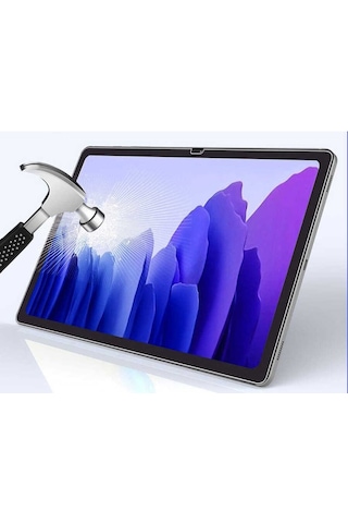 Galaxy Tab A7 10.4 T500 2020 Uyumlu Zore Tablet Temperli Cam Ekran Koruyucu-renksiz