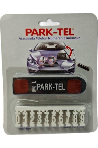 Park Tel Oto Cam Telefon Numaratörü Açılır-Kapanır