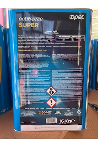 Opet Teneke Antifriz 16Kg Aynı Gün
