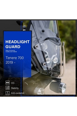 Hallow-motosiklet Far Koruyucu Koruma, Akrilik Motosiklet Lmk00304-tr